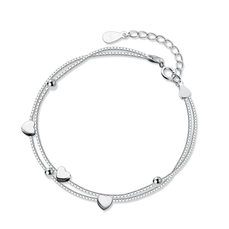 Pulseira Ajustável Love Hearts